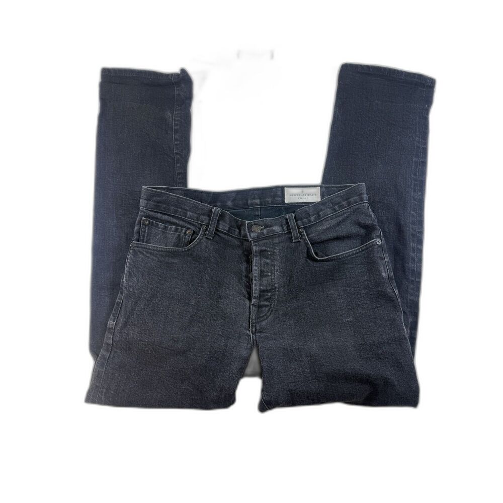 Imogene And Willie Demin Black Barton Slim Size 32